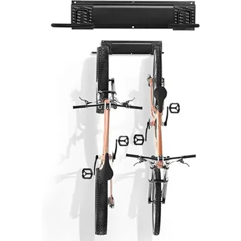 17" Wall Mounted Bike Storage Rack (2-Bikes)