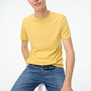 J.Crew Factory: Washed Jersey Tee (Warm Honey)