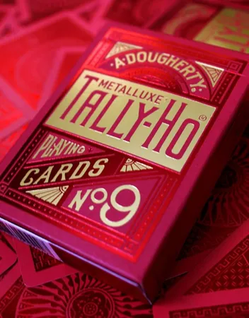 Tally-Ho MetalLuxe Blue Playing Cards