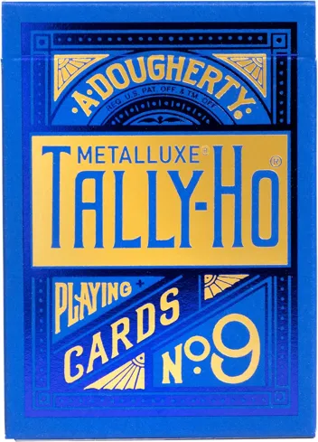 Tally-Ho MetalLuxe Blue Playing Cards