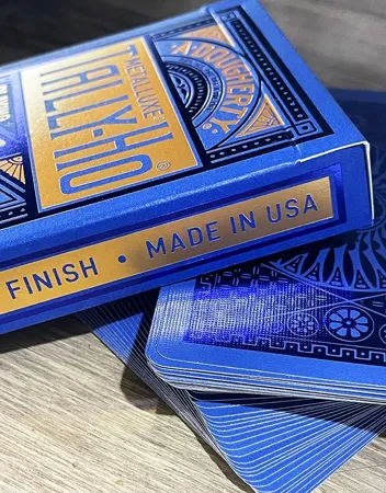 Tally-Ho MetalLuxe Blue Playing Cards