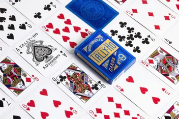 Tally-Ho MetalLuxe Blue Playing Cards