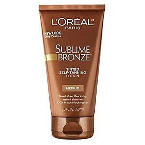 Paris Sublime Bronze Tinted Self Tanning Lotion, Medium Natural Tan 5 fl. Oz