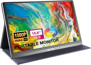 K3 15.6" 1080p IPS Panel USB-C Portable Monitor w/ Cover & Screen Protector