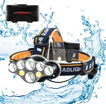 ZonkTopOne 500-Lumen 8-Mode USB-Rechargeable LED Headlamp