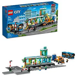 907-Piece City Train Station Set