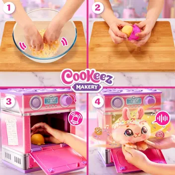 COOKEEZ MAKERY Cinnamon Treatz Oven. Mix & Make a Plush Best Friend!