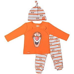 Tigger or Winnie the Pooh 3 Piece Outfit (Jacket, Pants, Hat)