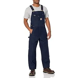 Carhartt Relaxed Fit Duck Bib Overall Navy