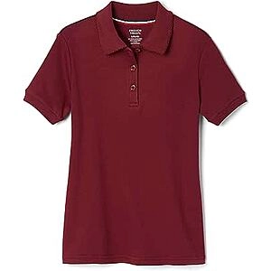 French Toast ' Short Sleeve Picot Collar Polo School Uniform Shirt (Standard and Plus)