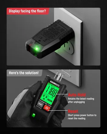 Kaiweets KT301p Circuit Breaker Finder Set with Voltage & GFCI Tester