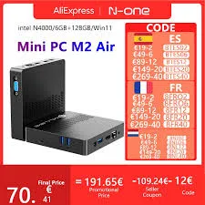 MLLSE Mini PC M2 Air Windows 11 Mini Desktop Computer with Intel Gemini Lake N4000