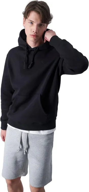 Men's Reverse Weave Hoodie in Black (XS, M, L, XXL)