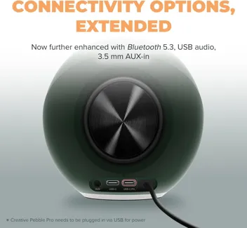 Creative Pebble Plus 2.1 USB-Powered Desktop Speakers