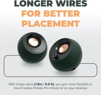 Creative Pebble Plus 2.1 USB-Powered Desktop Speakers