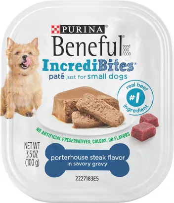 3.5oz IncrediBites Pate Wet Dog Food