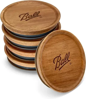 Jar Wooden Storage Lids
