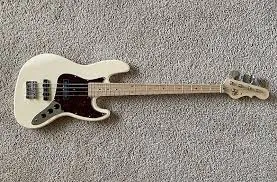 Placentia JB Electric Bass Vintage White