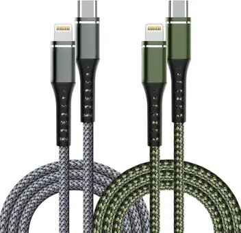 DFlashs 3ft MFi Certified Lightning Cable to USB-C Cable