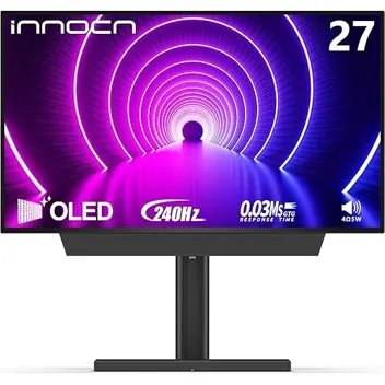 27" OLED QHD Gaming Monitor 2560 x 1440p 240Hz 0.03ms HDMI DP USB Type C Connectivity, 27A1S