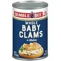 10oz Whole Baby Canned Clams Can