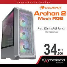 COUGAR Archon 2 Mesh RGB White Computer Case