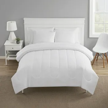 Mainstays 7-Piece Reversible Bed-in-Bag Comforter Set (Queen)