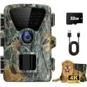 Crenova 4K 48MP Night Vision Outdoor Trail Camera