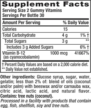 Vitafusion Vitafusion B12 Vitamins Gummy (60-Count)