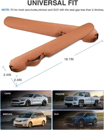 Homaupt Leather Car Seat Gap Filler