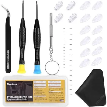 Fixesidea Eye Glass Repair Tool Kit (Nose Pads