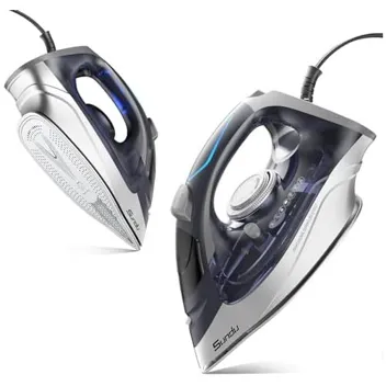 1700W Self-Cleaning Auto-Off Ceramic Coated Soleplate Steam Iron