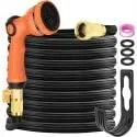 Hoohoose 50ft Water Hose with 10 Nozzle Settings