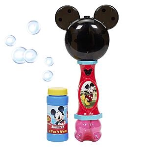 Little Kids Mickey Mouse Light and Sound Musical Bubble Wand