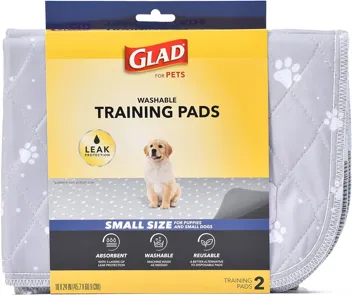 GLAD for Pets Washable Training Pads, Medium Size (24”x36”)