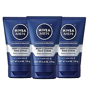 Maximum Hydration Deep Cleaning Face Scrub With Aloe Vera, of 4.4 Oz Tubes