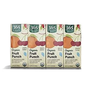 6.75-Oz Organic 100% Juice from Concentrate (Fruit Punch)