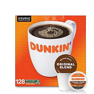 128-Count Original Blend Coffee K-Cup Pods