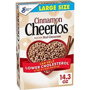 [S&S]: 14.3-Ounce Cinnamon Cheerios Breakfast Cereal