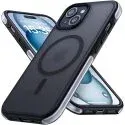 Lamicall Magnetic Phone Case w/ Air Bumpers and Raised Edges (for iPhone 15)