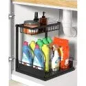 Metal Pull Out Under Sink Organizer (14.40" x 10.59" x 13.07")