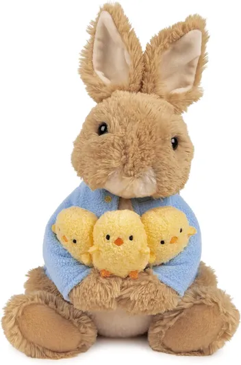 GUND Beatrix Potter Peter Rabbit Holding Chicks Plush