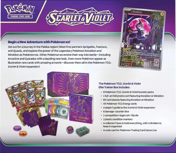 TCG: Scarlet & Violet Elite Trainer Box (Random Color)