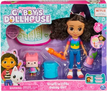 Gabby's Dollhouse, 8-inch Gabby Girl Doll (Travel Edition)