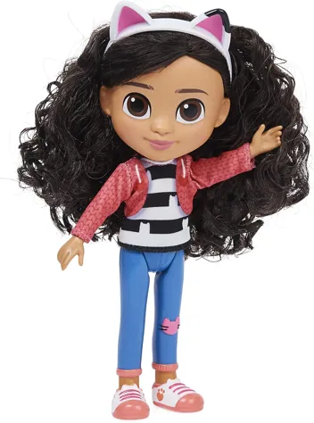 Gabby's Dollhouse, 8-inch Gabby Girl Doll (Travel Edition)