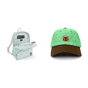 Animal Crossing: Small Backpack + Baseball Cap (Tom Nook)