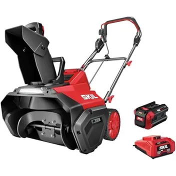 SKIL 40V 20" Brushless Single Stage Snow Blower Kit with 6.0Ah Battery and Charger