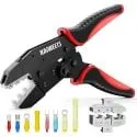 Kaiweets 2-in-1 Heat Shrink & Insulated Electrical Connector Crimping Tool