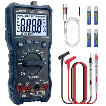 Venlab VM600A TRMS 6000-Count Digital Multimeter