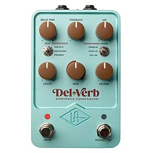 Universal Guitar Effects Pedals (Del Verb, Galaxy '74, and Max Preamp Compressor)